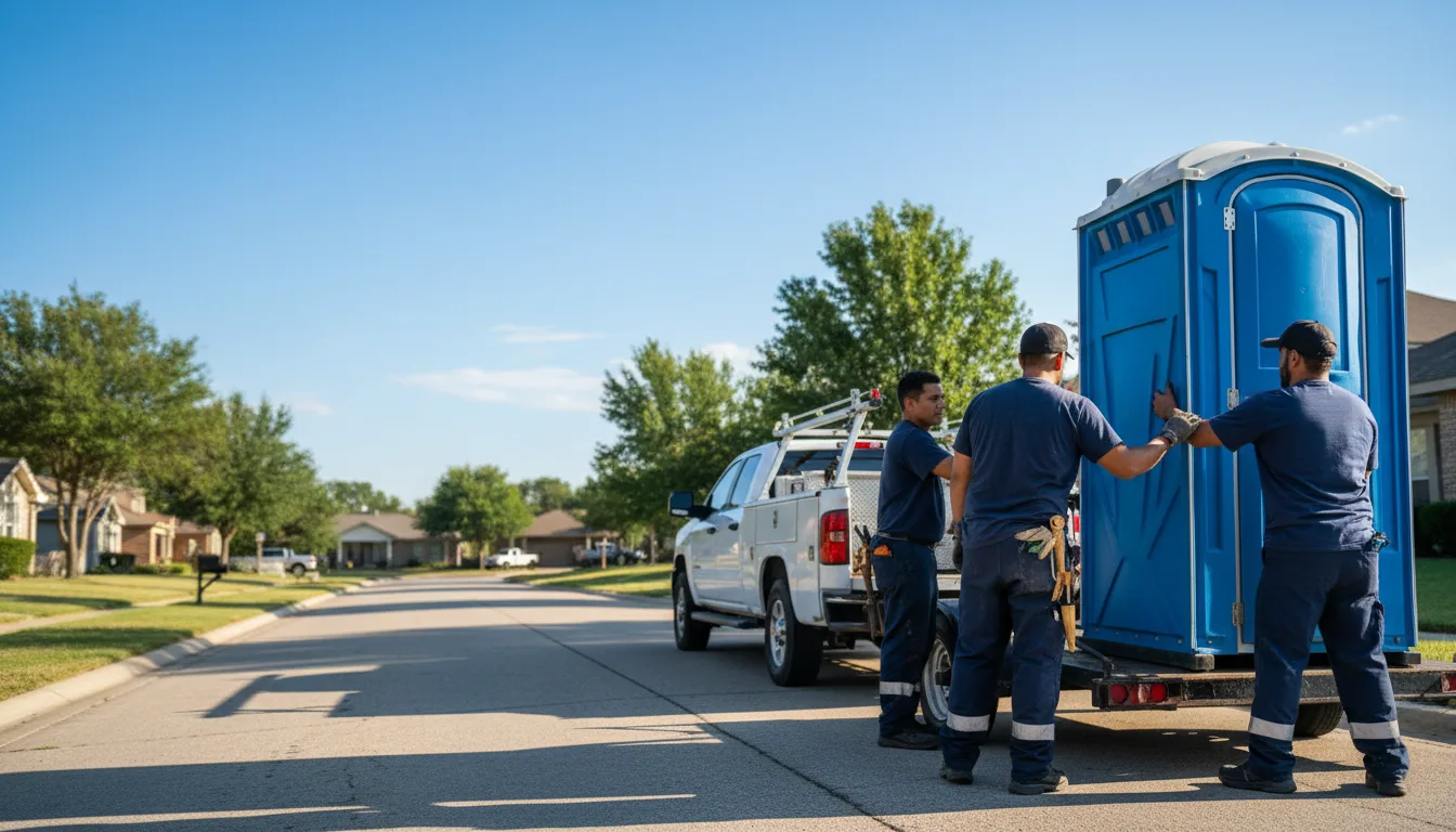 Portable Toilet Rental in Santa Anna, TX near me